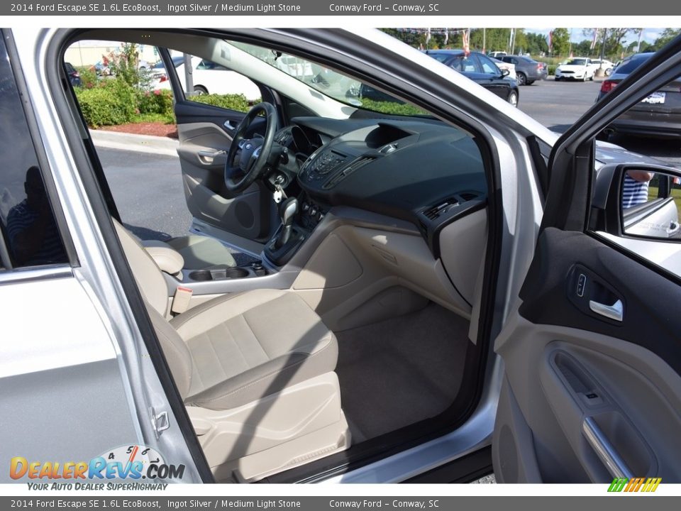 2014 Ford Escape SE 1.6L EcoBoost Ingot Silver / Medium Light Stone Photo #27