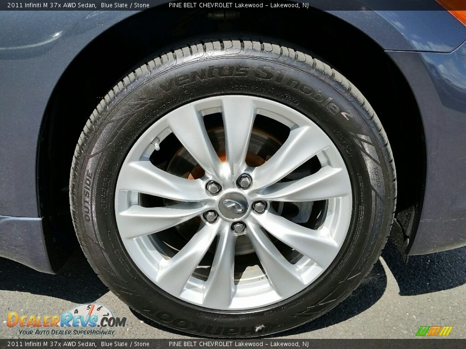 2011 Infiniti M 37x AWD Sedan Blue Slate / Stone Photo #33