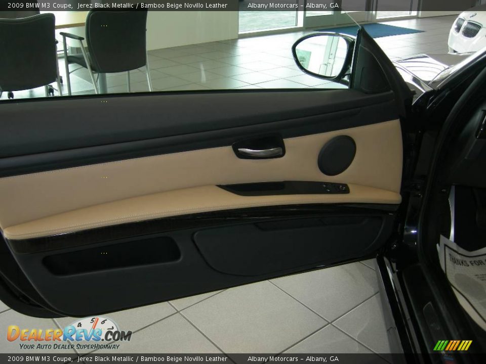 2009 BMW M3 Coupe Jerez Black Metallic / Bamboo Beige Novillo Leather Photo #5
