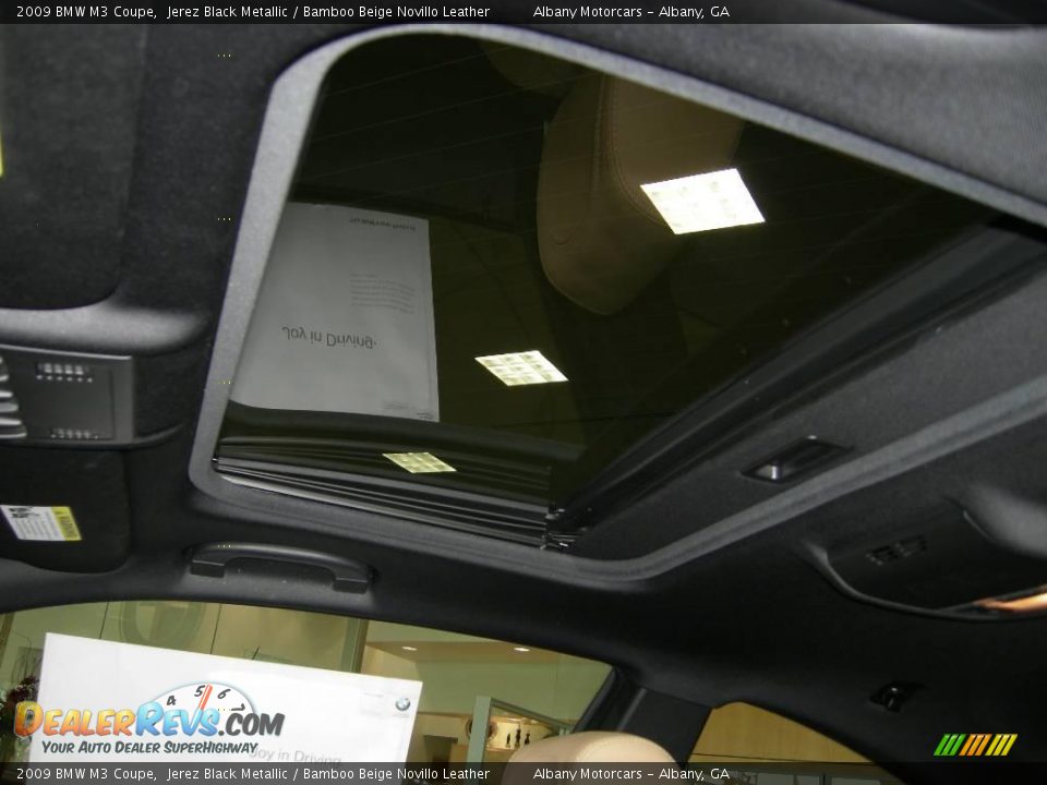 2009 BMW M3 Coupe Jerez Black Metallic / Bamboo Beige Novillo Leather Photo #6