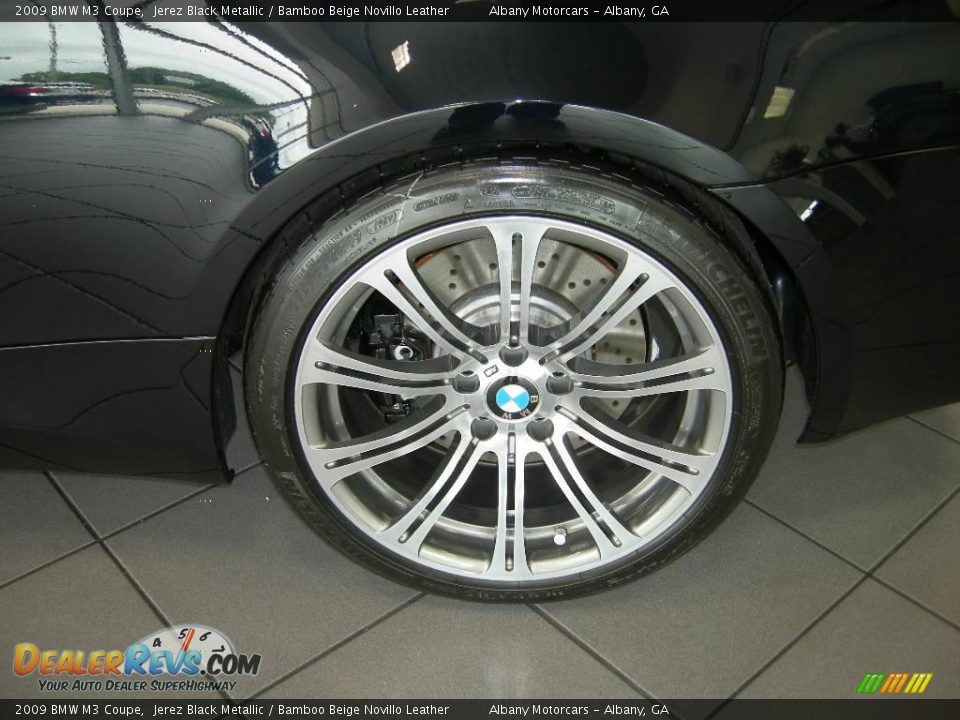 2009 BMW M3 Coupe Jerez Black Metallic / Bamboo Beige Novillo Leather Photo #7