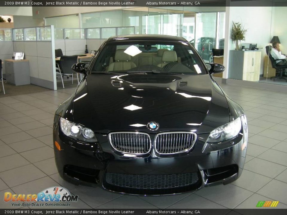 2009 BMW M3 Coupe Jerez Black Metallic / Bamboo Beige Novillo Leather Photo #9