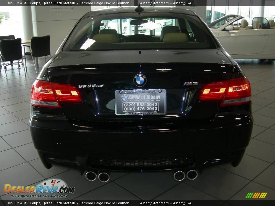 2009 BMW M3 Coupe Jerez Black Metallic / Bamboo Beige Novillo Leather Photo #10
