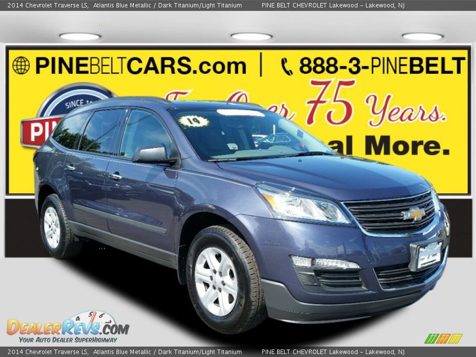 2014 Chevrolet Traverse LS Atlantis Blue Metallic / Dark Titanium/Light Titanium Photo #1