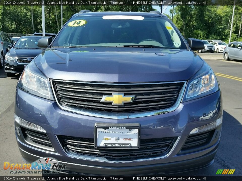 2014 Chevrolet Traverse LS Atlantis Blue Metallic / Dark Titanium/Light Titanium Photo #2