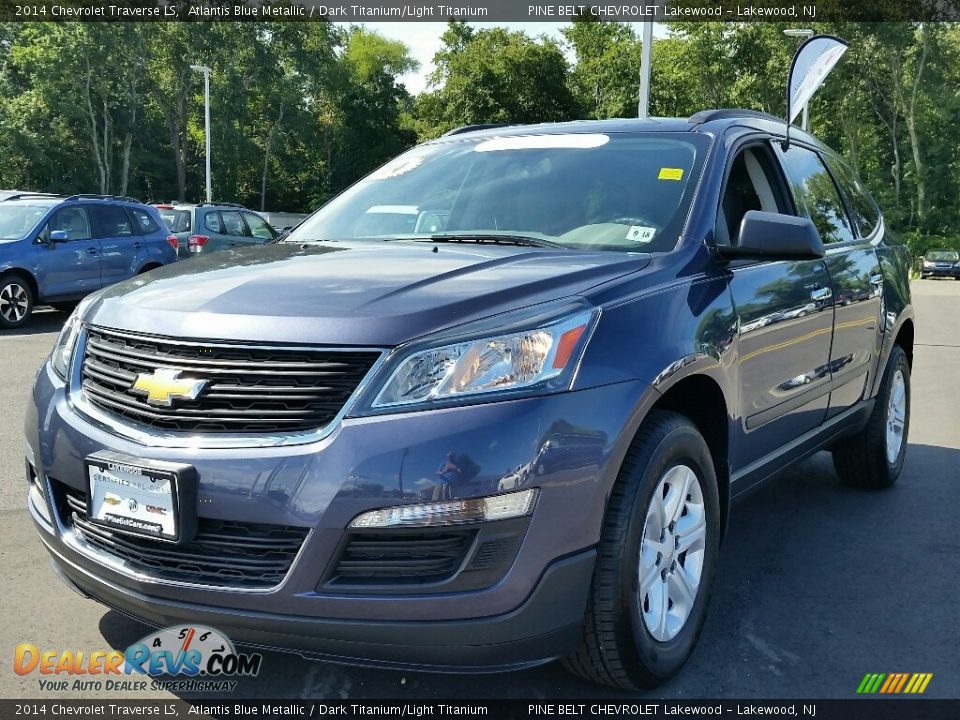 2014 Chevrolet Traverse LS Atlantis Blue Metallic / Dark Titanium/Light Titanium Photo #3