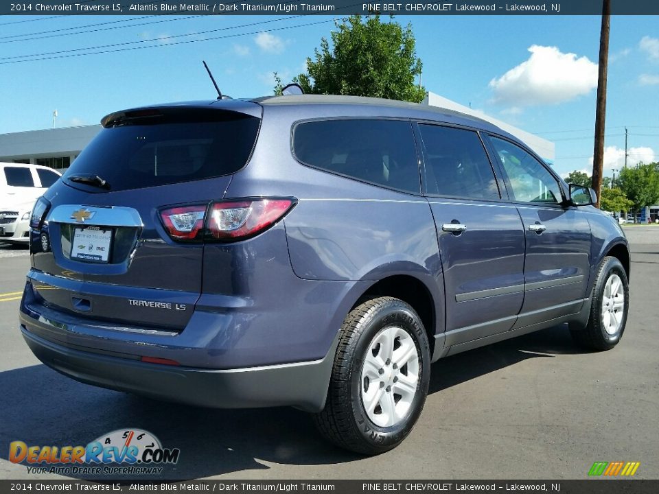 2014 Chevrolet Traverse LS Atlantis Blue Metallic / Dark Titanium/Light Titanium Photo #5
