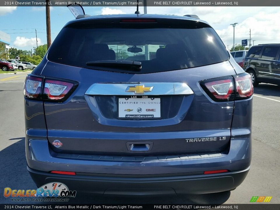 2014 Chevrolet Traverse LS Atlantis Blue Metallic / Dark Titanium/Light Titanium Photo #6