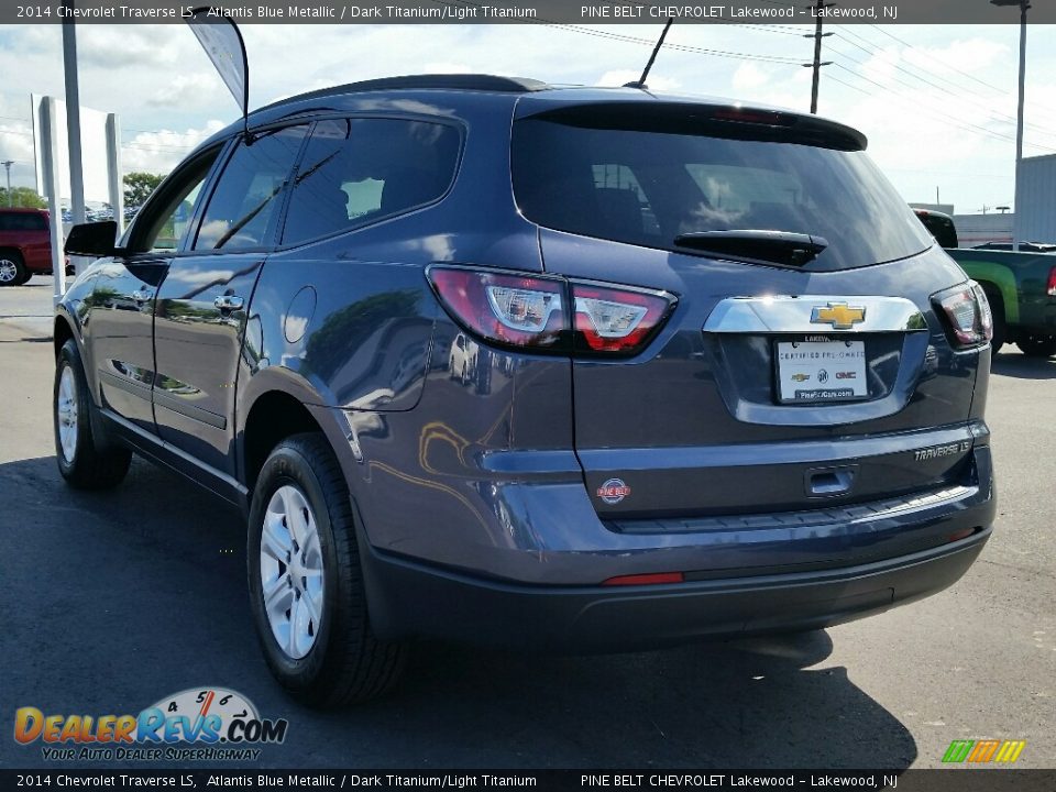2014 Chevrolet Traverse LS Atlantis Blue Metallic / Dark Titanium/Light Titanium Photo #7