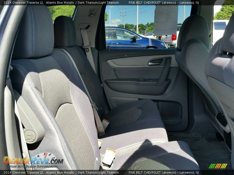 2014 Chevrolet Traverse LS Atlantis Blue Metallic / Dark Titanium/Light Titanium Photo #12