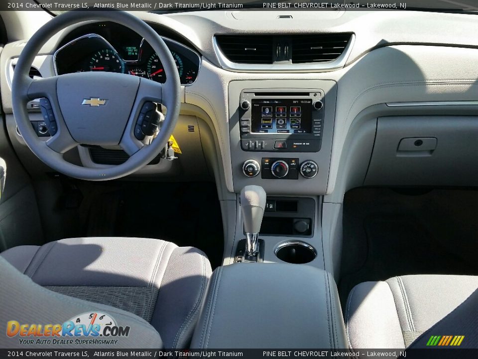 2014 Chevrolet Traverse LS Atlantis Blue Metallic / Dark Titanium/Light Titanium Photo #14