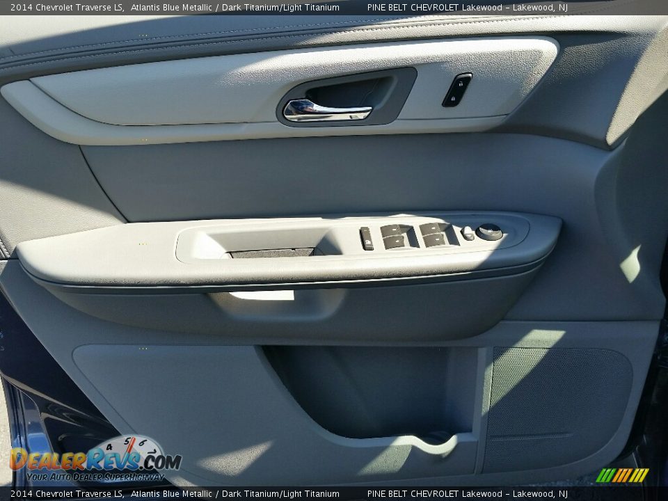 2014 Chevrolet Traverse LS Atlantis Blue Metallic / Dark Titanium/Light Titanium Photo #16