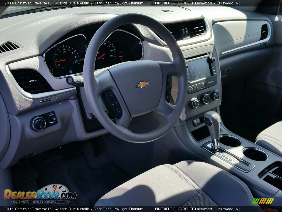 2014 Chevrolet Traverse LS Atlantis Blue Metallic / Dark Titanium/Light Titanium Photo #18