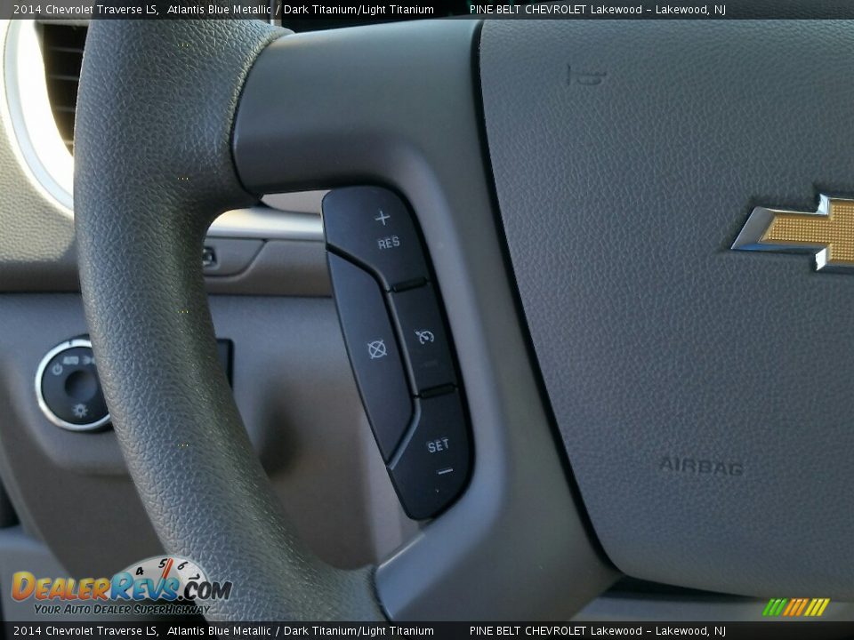 2014 Chevrolet Traverse LS Atlantis Blue Metallic / Dark Titanium/Light Titanium Photo #22