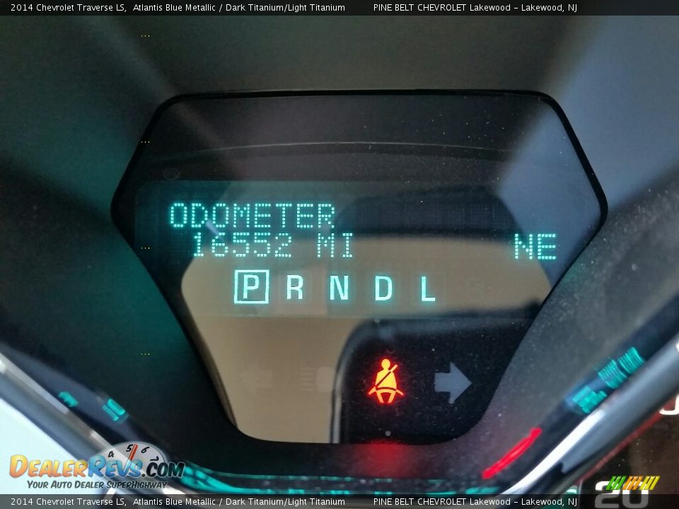 2014 Chevrolet Traverse LS Atlantis Blue Metallic / Dark Titanium/Light Titanium Photo #25