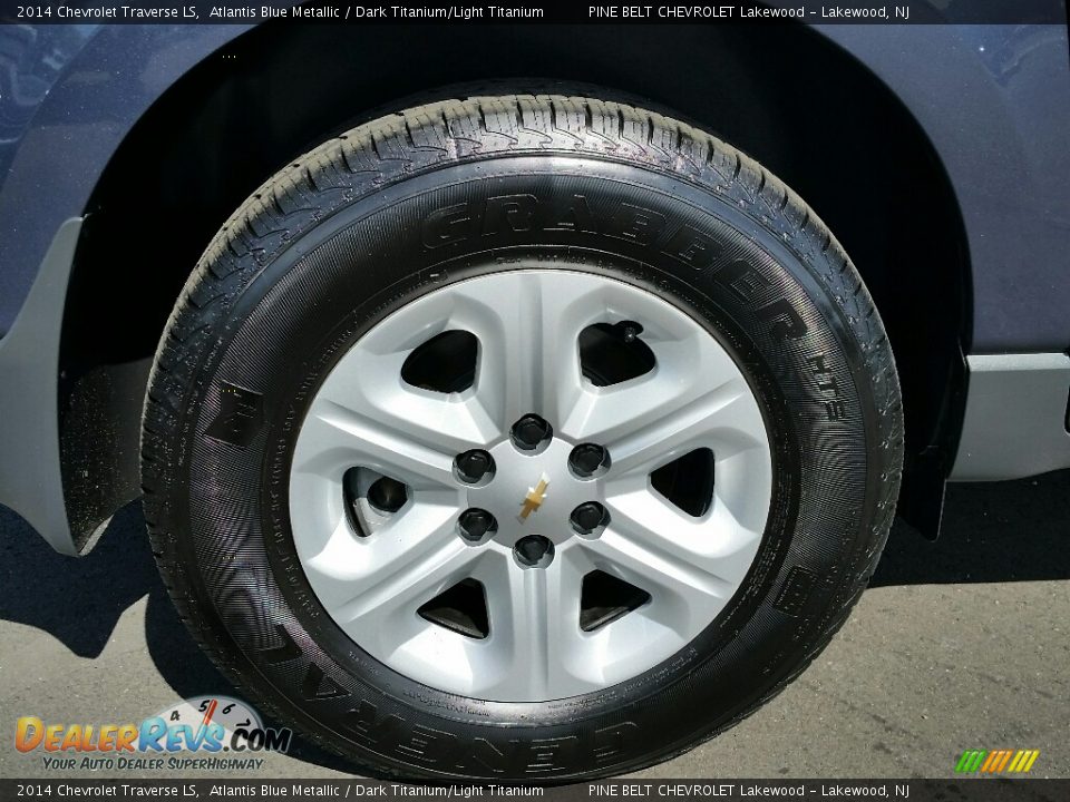 2014 Chevrolet Traverse LS Atlantis Blue Metallic / Dark Titanium/Light Titanium Photo #29