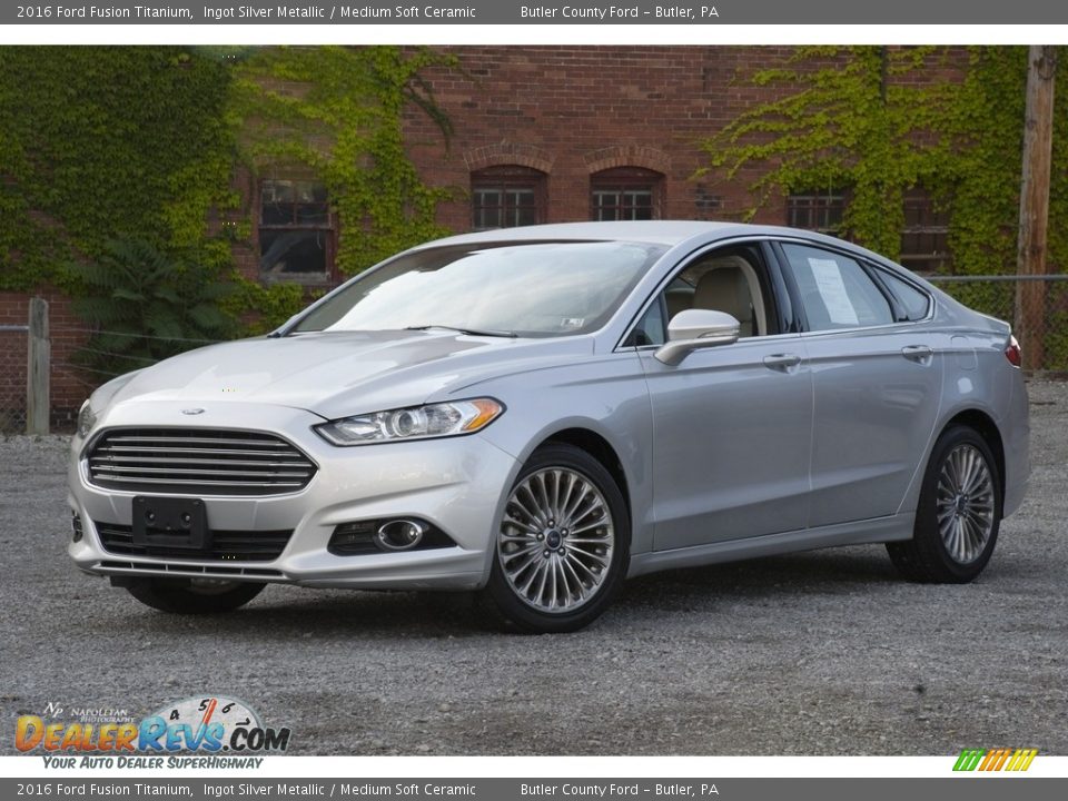 2016 Ford Fusion Titanium Ingot Silver Metallic / Medium Soft Ceramic Photo #1