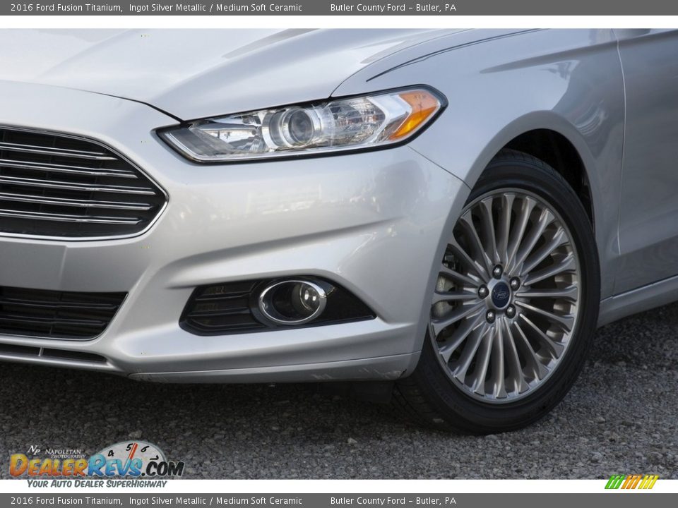 2016 Ford Fusion Titanium Ingot Silver Metallic / Medium Soft Ceramic Photo #2