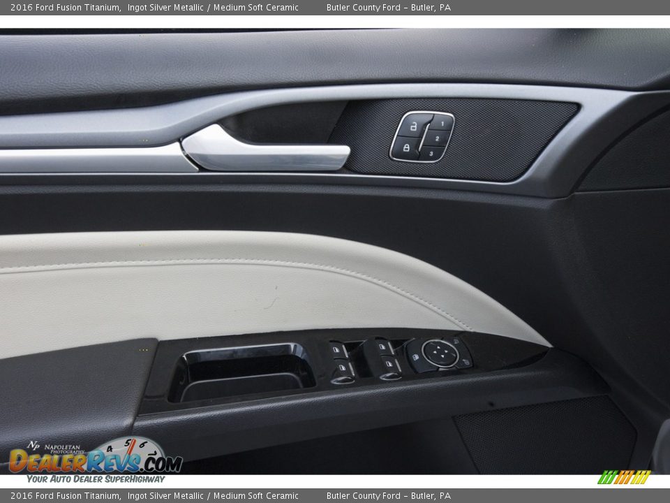 2016 Ford Fusion Titanium Ingot Silver Metallic / Medium Soft Ceramic Photo #4