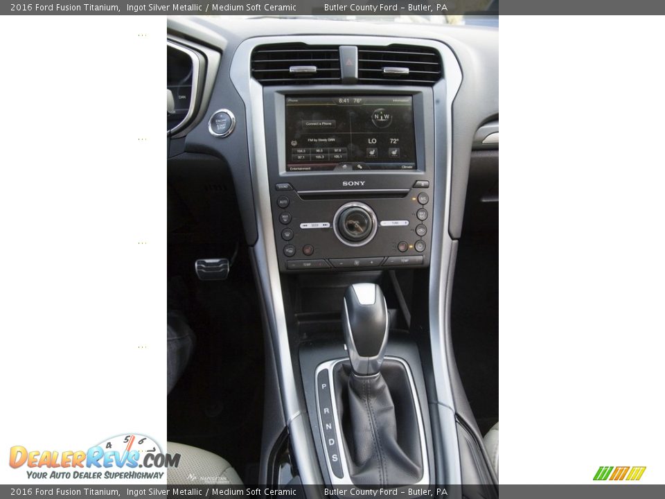 2016 Ford Fusion Titanium Ingot Silver Metallic / Medium Soft Ceramic Photo #13