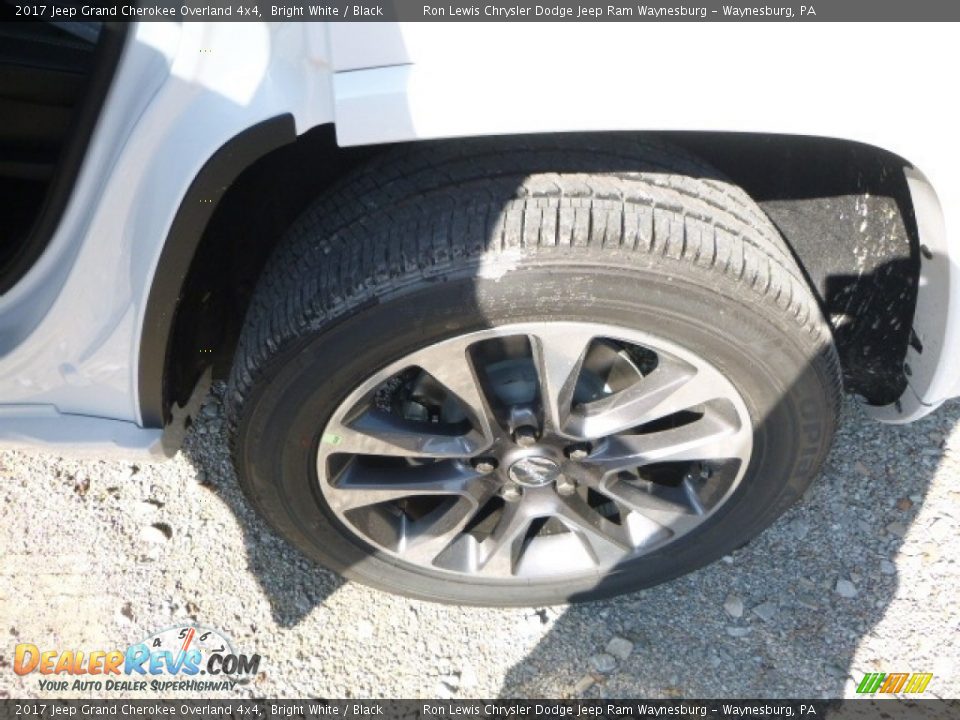2017 Jeep Grand Cherokee Overland 4x4 Bright White / Black Photo #3