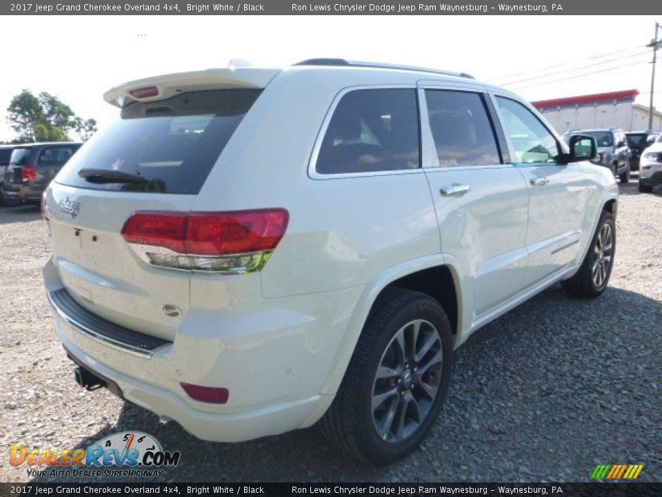 2017 Jeep Grand Cherokee Overland 4x4 Bright White / Black Photo #7