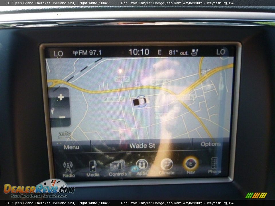 Navigation of 2017 Jeep Grand Cherokee Overland 4x4 Photo #17