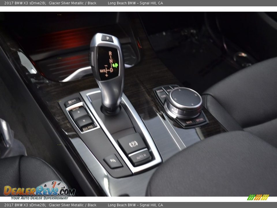 2017 BMW X3 sDrive28i Glacier Silver Metallic / Black Photo #13