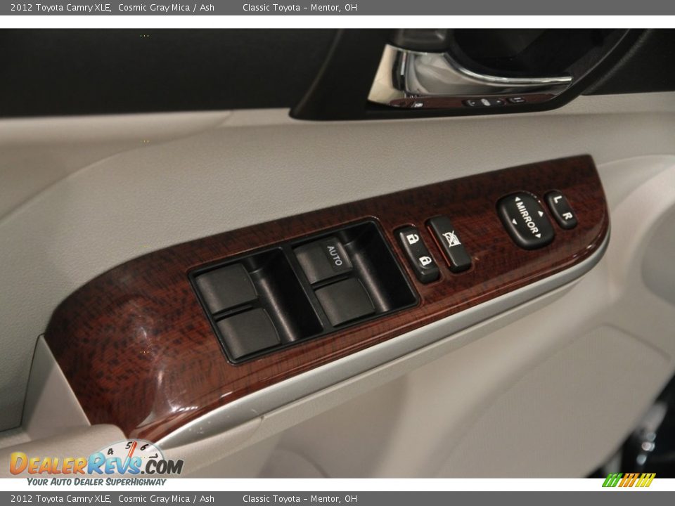 2012 Toyota Camry XLE Cosmic Gray Mica / Ash Photo #5