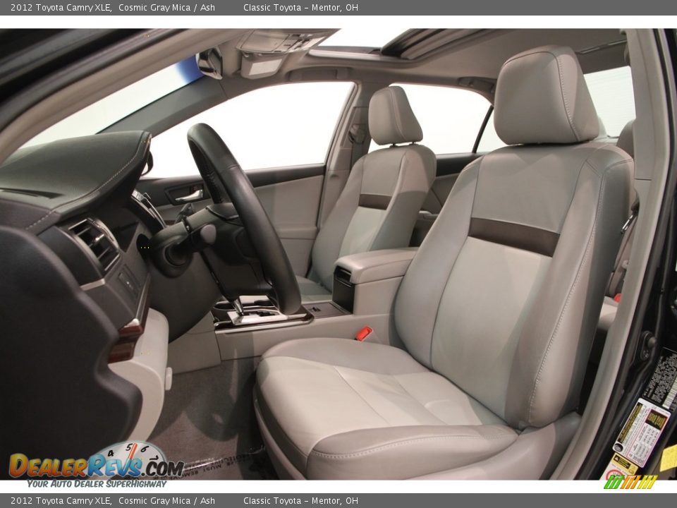 2012 Toyota Camry XLE Cosmic Gray Mica / Ash Photo #6