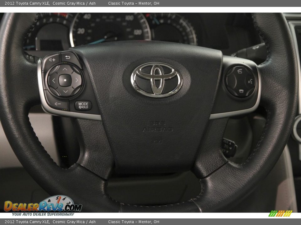 2012 Toyota Camry XLE Cosmic Gray Mica / Ash Photo #7