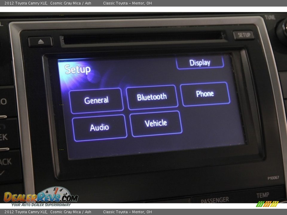 2012 Toyota Camry XLE Cosmic Gray Mica / Ash Photo #10
