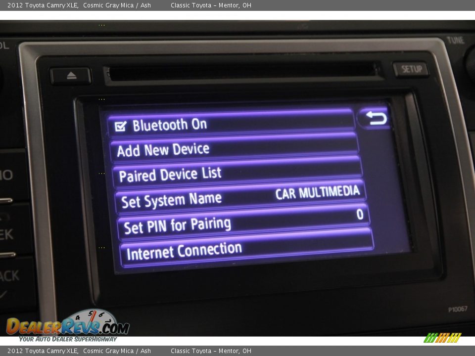 2012 Toyota Camry XLE Cosmic Gray Mica / Ash Photo #11