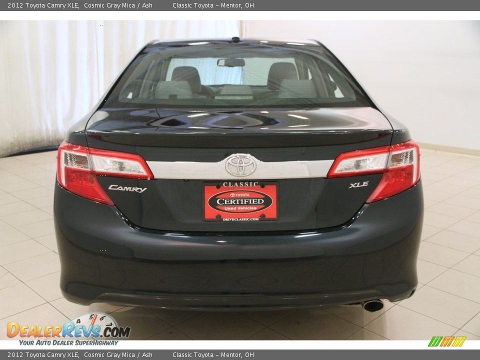 2012 Toyota Camry XLE Cosmic Gray Mica / Ash Photo #19