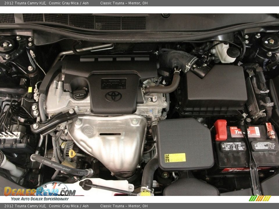 2012 Toyota Camry XLE Cosmic Gray Mica / Ash Photo #20