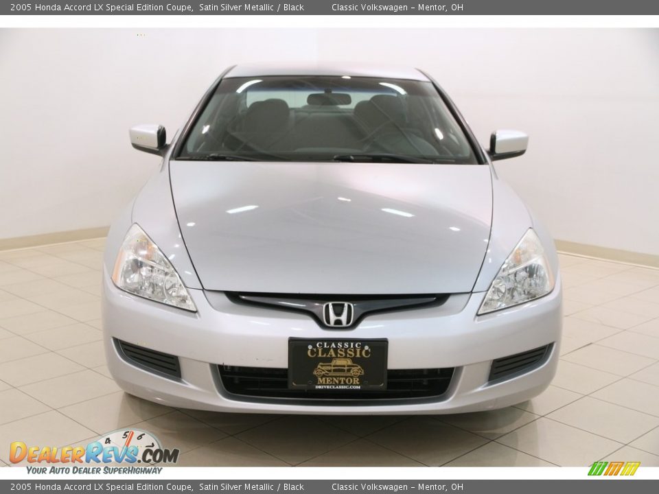 2005 Honda Accord LX Special Edition Coupe Satin Silver Metallic / Black Photo #2