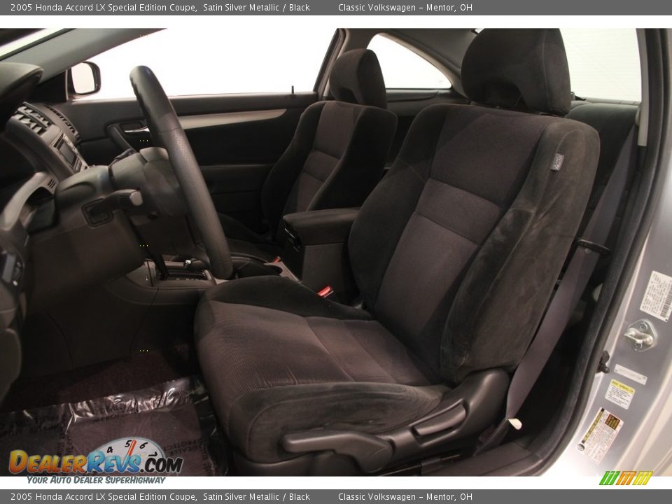 2005 Honda Accord LX Special Edition Coupe Satin Silver Metallic / Black Photo #5
