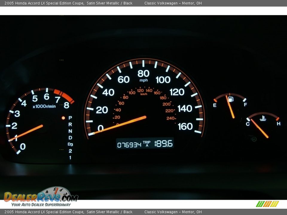 2005 Honda Accord LX Special Edition Coupe Satin Silver Metallic / Black Photo #7