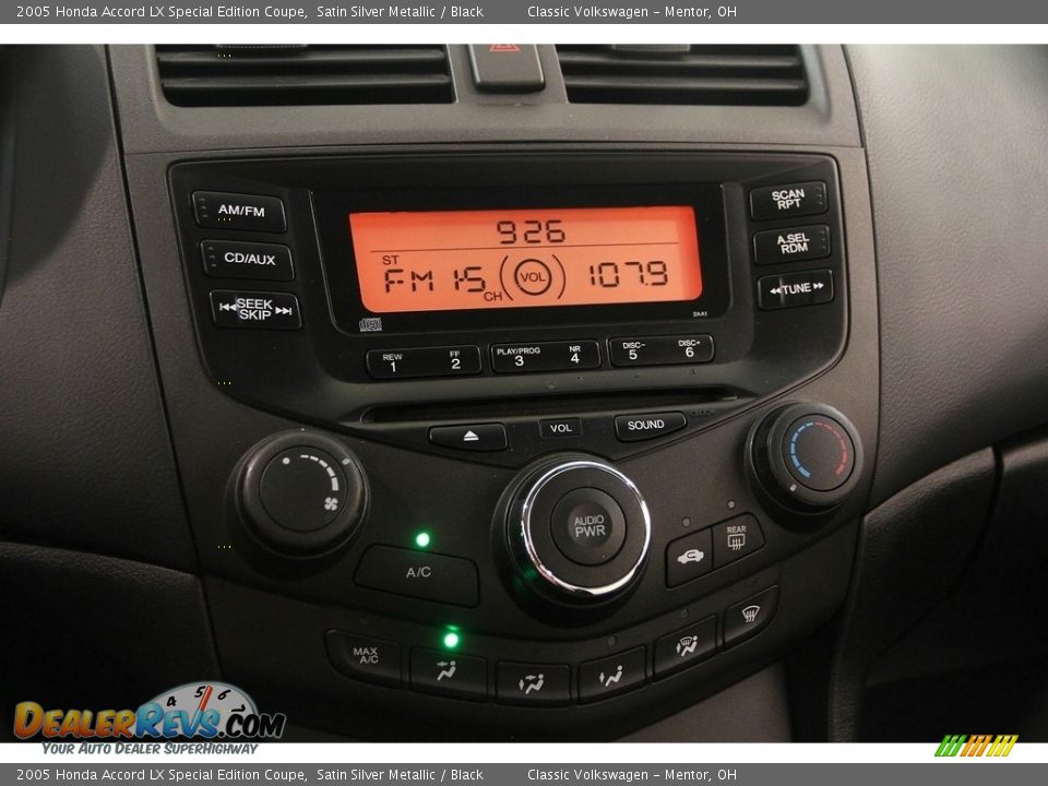 2005 Honda Accord LX Special Edition Coupe Satin Silver Metallic / Black Photo #8