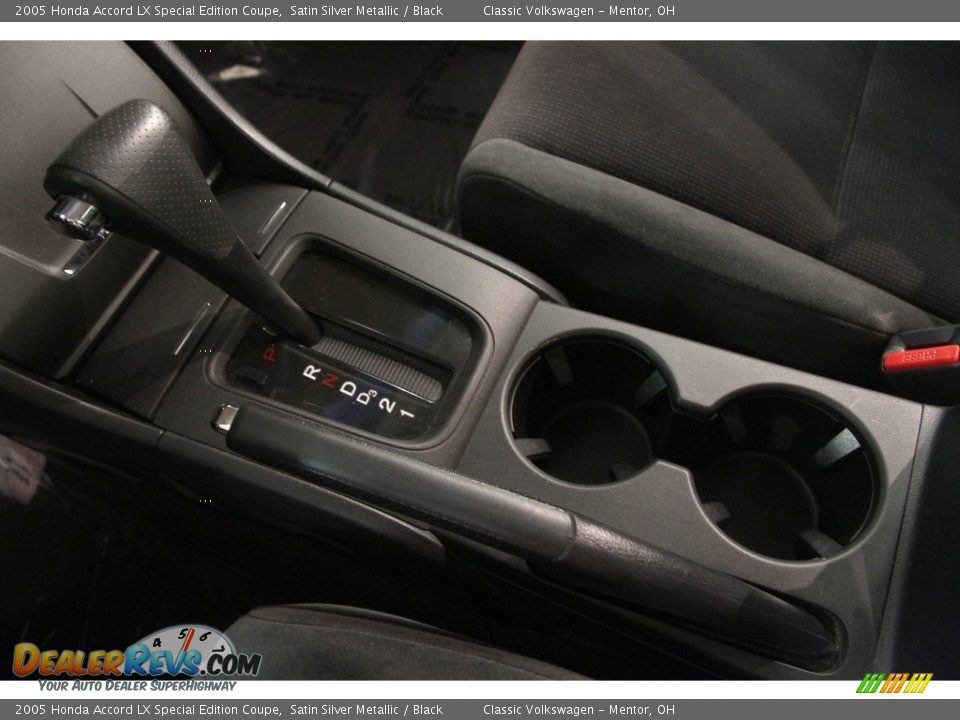 2005 Honda Accord LX Special Edition Coupe Satin Silver Metallic / Black Photo #11