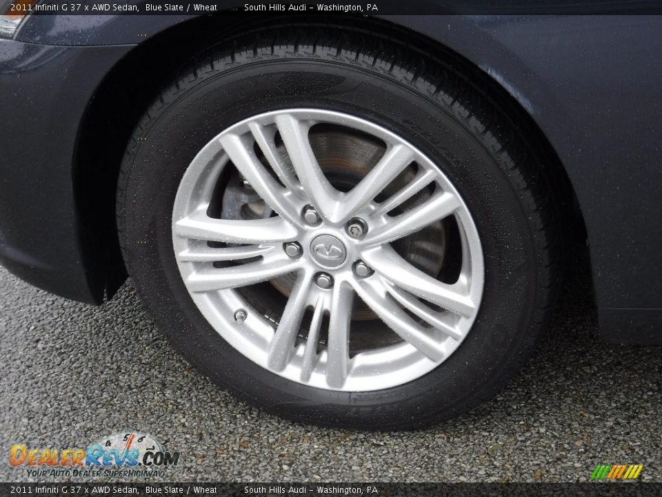 2011 Infiniti G 37 x AWD Sedan Blue Slate / Wheat Photo #3