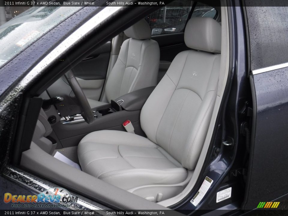 2011 Infiniti G 37 x AWD Sedan Blue Slate / Wheat Photo #20
