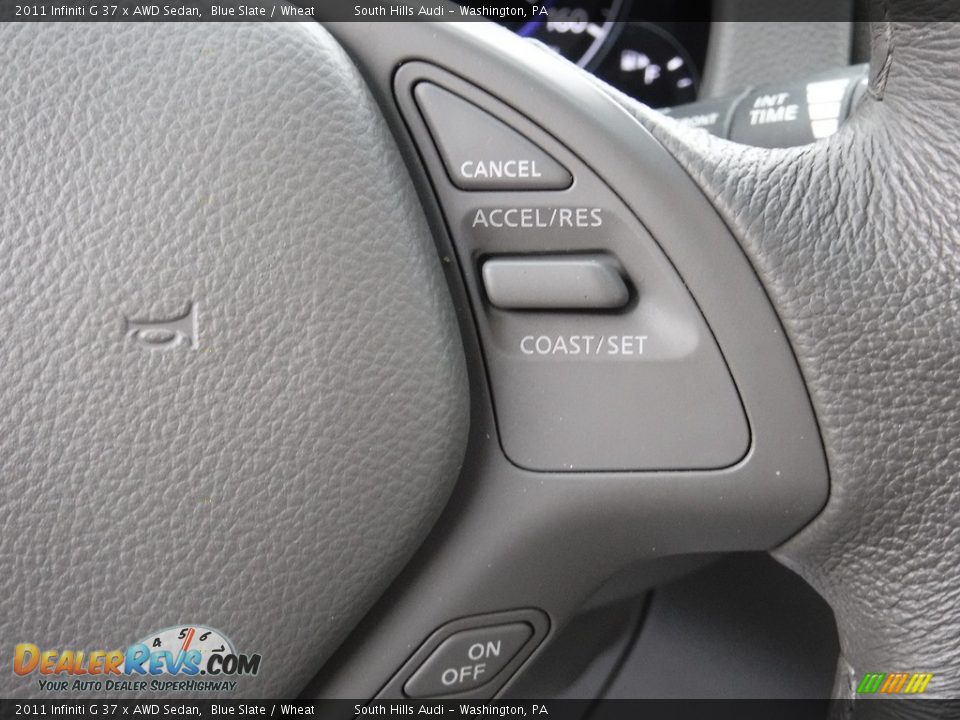2011 Infiniti G 37 x AWD Sedan Blue Slate / Wheat Photo #25