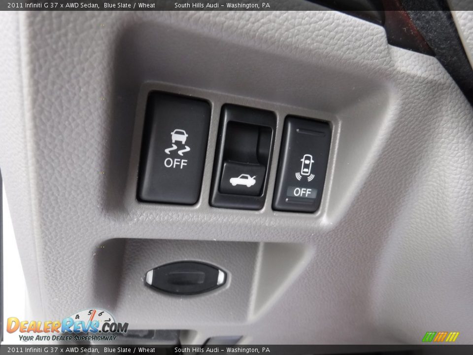 2011 Infiniti G 37 x AWD Sedan Blue Slate / Wheat Photo #35