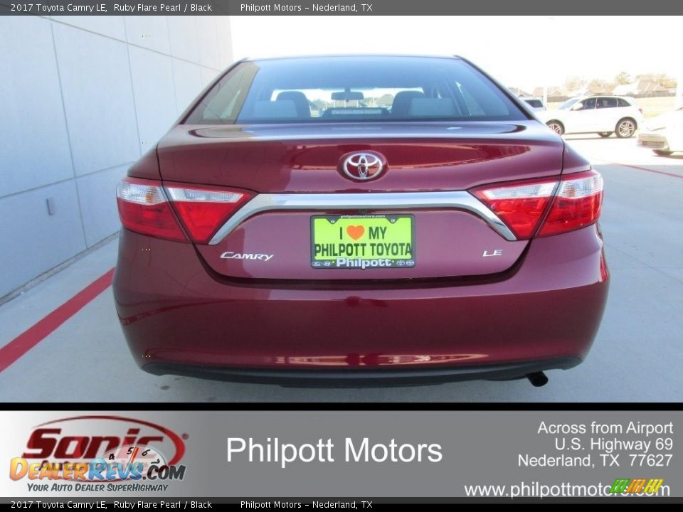 2017 Toyota Camry LE Ruby Flare Pearl / Black Photo #5