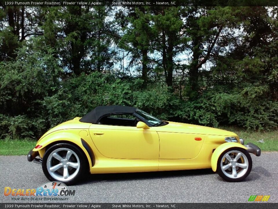 Prowler Yellow 1999 Plymouth Prowler Roadster Photo #18