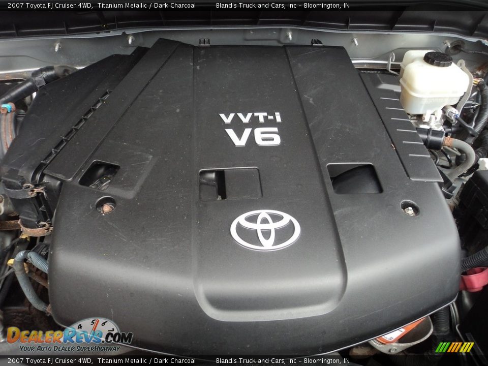 2007 Toyota FJ Cruiser 4WD Titanium Metallic / Dark Charcoal Photo #21