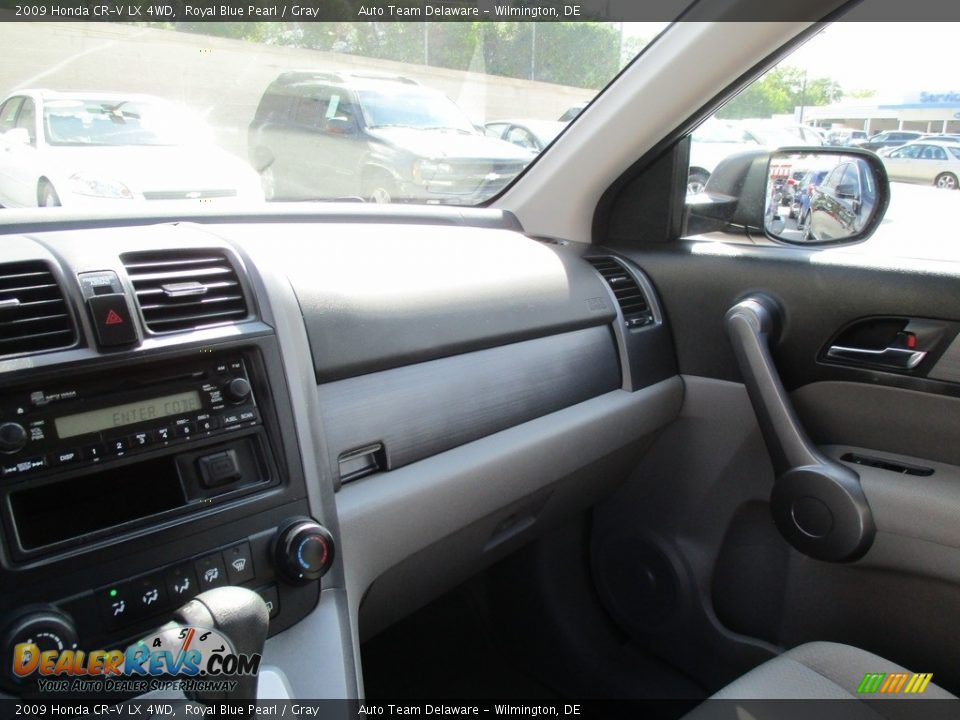 2009 Honda CR-V LX 4WD Royal Blue Pearl / Gray Photo #12