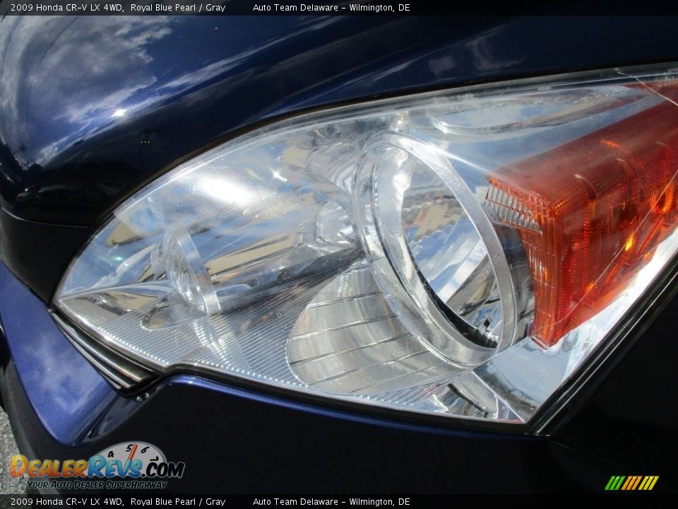 2009 Honda CR-V LX 4WD Royal Blue Pearl / Gray Photo #34
