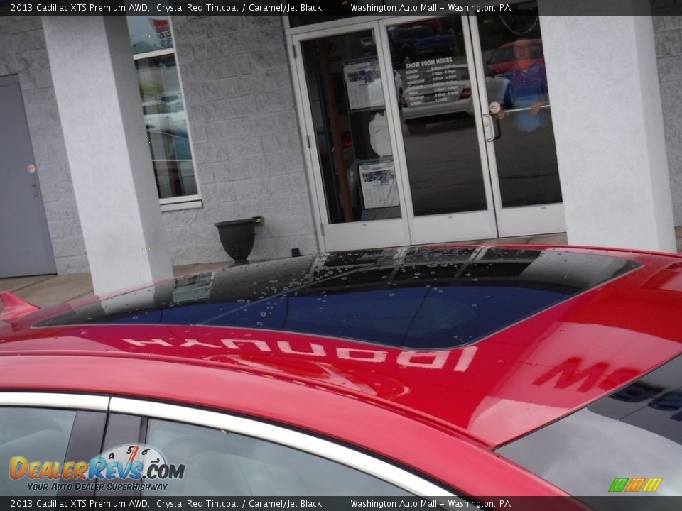 2013 Cadillac XTS Premium AWD Crystal Red Tintcoat / Caramel/Jet Black Photo #4